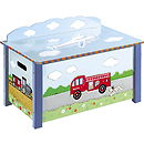 GuideCraft Transportation Toy Box