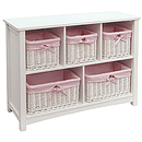 GuideCraft Classic White Bookshelf