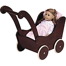 GuideCraft Doll Buggy - Espresso