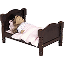 GuideCraft Doll Bed - Espresso