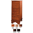 Diamond Valley Woodworking MC10 Deluxe Wooden Music Storage Chest - Mahogany