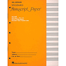 Standard Manuscript Paper ( Yellow Cover)