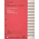 Standard Loose Leaf Manuscript Paper (Pink Cover)