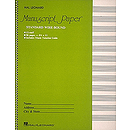 Standard Wirebound Manuscript Paper (Green Cover)