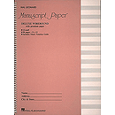 Deluxe Wirebound Premium Manuscript Paper (Pink Cover)