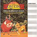 The Lion King Manuscript Paper
