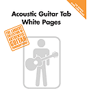 Acoustic Guitar Tab White Pages