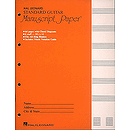 Guitar Manuscript Paper - Standard (Gold Cover)