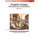 English Songs: Renaissance to Baroque