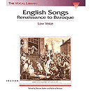 English Songs: Renaissance to Baroque