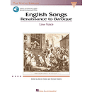 English Songs: Renaissance to Baroque