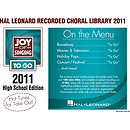 Hal Leonard Recorded Library 2011 (jos To Go) High School Edition