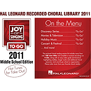 Hal Leonard Recorded Library (jos To Go) Middle School Edition