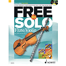 Free To Solo For Flute/violin Book/cd