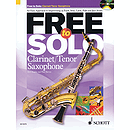 Free To Solo For Clarinet Or Tenor Sax Book/cd