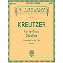 42 Studies Transcribed for the Viola
