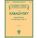 Easy Variations on Folk Themes, Op. 51