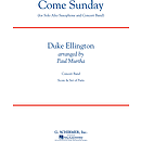 Come Sunday (Alto Sax feature)
