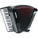 Hohner Bravo III 120 Piano Accordion - Continental/Red Pearl
