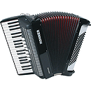Hohner Bravo III 96 Piano Accordion - Continental Tremolo/Red Pearl