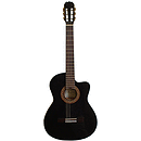 Hohner HC09TE Classical Thinline Acoustic-Electric Guitar - Black