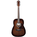 Hohner HW300 All-Mahogany Dreadnaught Acoustic Guitar - Trans Blue