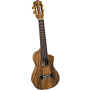 Lanikai SMP-CCA Solid Monkey Pod Concert Cutaway Ukulele with Electronics