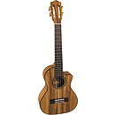 Lanikai SMP-TCA Solid Monkey Pod Tenor Cutaway Ukulele with Electronics