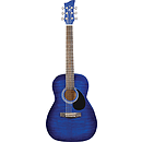 Jay Turser JJ43F 3/4-size Acoustic Guitar - Blue Sunburst