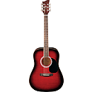 Jay Turser JJ45F Dreadnought Acoustic Guitar - Red Sunburst