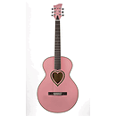 Jay Turser JJC-HRTKIT Concert-style Acoustic Guitar Pack - Pink