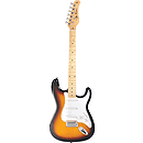 Jay Turser JT-300M Strat-style Electric Guitar - Tobacco Sunburst