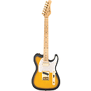Jay Turser JT-LTCUSTOMDLX Tele-style Electric Guitar - Antique Natural Sunburst