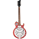 Jay Turser JT-RES Acoustic-Electric Resonator Guitar - See-Thru Red