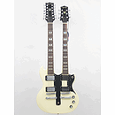 Jay Turser JT-XG2 Doubleneck Electric Guitar - Ivory