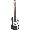 Jay Turser JTB-40 3/4-size Bass Guitar - Transparent Black