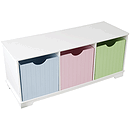 KidKraft Nantucket Storage Bench - Pastel