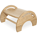 KidKraft Adjustable Stool for Nursing - Natural