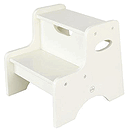 KidKraft Two Step Stool - White