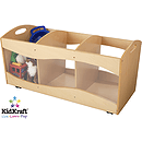 KidKraft See Thru Bins - Natural