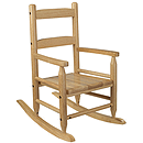 KidKraft 2-Slat Rocking Chair - Natural