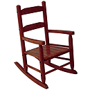 KidKraft 2-Slat Rocking Chair - Cherry