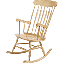 KidKraft Hill Country Adult Rocker - Natural