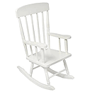 KidKraft Spindle Rocking Chair - White