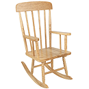 KidKraft Spindle Rocking Chair - Natural
