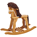 KidKraft Derby Rocking Horse - Honey