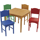KidKraft Nantucket Table & Four Chair Set - Primary