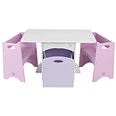 KidKraft Table with Pastel Benches