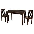 KidKraft Avalon Table & Two Chair Set - Espresso