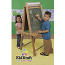 KidKraft Deluxe Wooden Easel - Natural